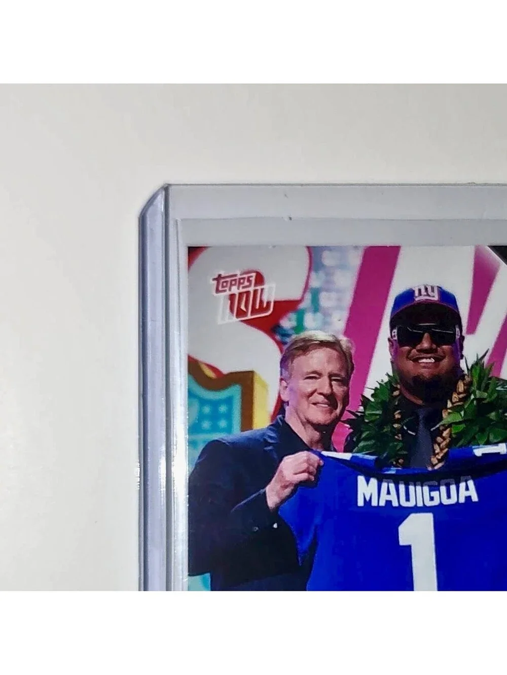 Francis Mauigoa Rookie 2026 Topps Now Draft Night #FMAU Card New York Giants